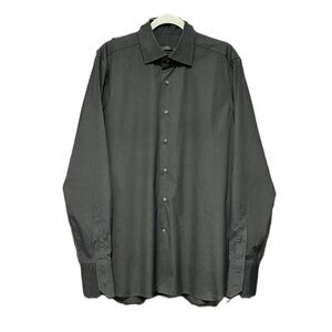 2. Italian Ari Long Sleeve Dress Shirt, Size 17.5 / 44
